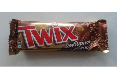 Отзыв на шоколадный батончик Twix имбирное печенье