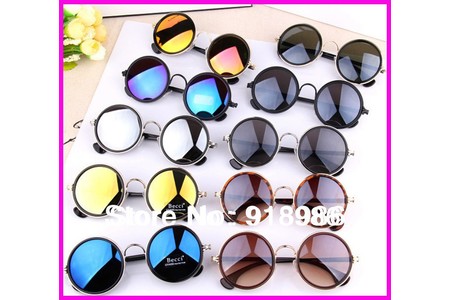 Отзыв на Hot Vintage Round lens Sunglasses Men/women Polarized Gafas Oculos Retro Coating Sun Glasses Round
